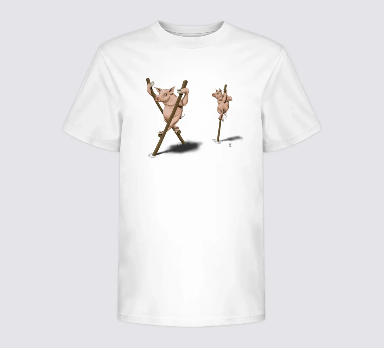 Stick in the mud (Coloured) t-shirt bambini da Rob Art | Illustration