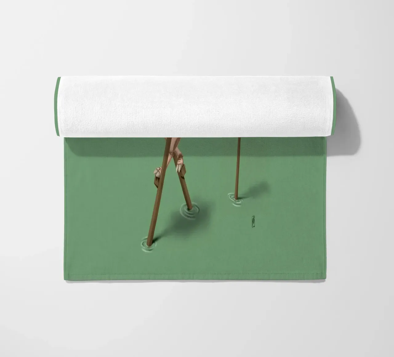 Stick in the mud (Coloured) telo mare da Rob Art | Illustration