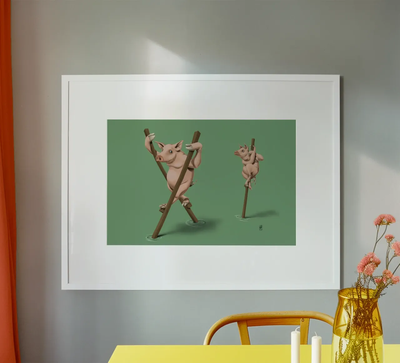 Stick in the mud (Coloured) carta hahnemühle da Rob Art | Illustration