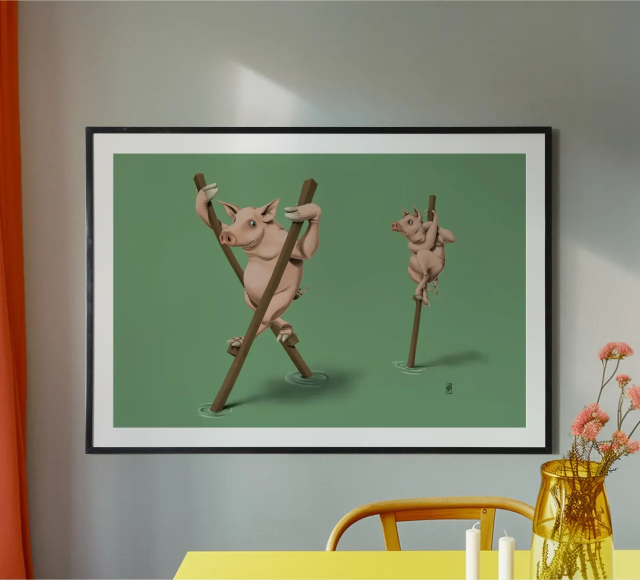 Stick in the mud (Coloured) carta hahnemühle da Rob Art | Illustration