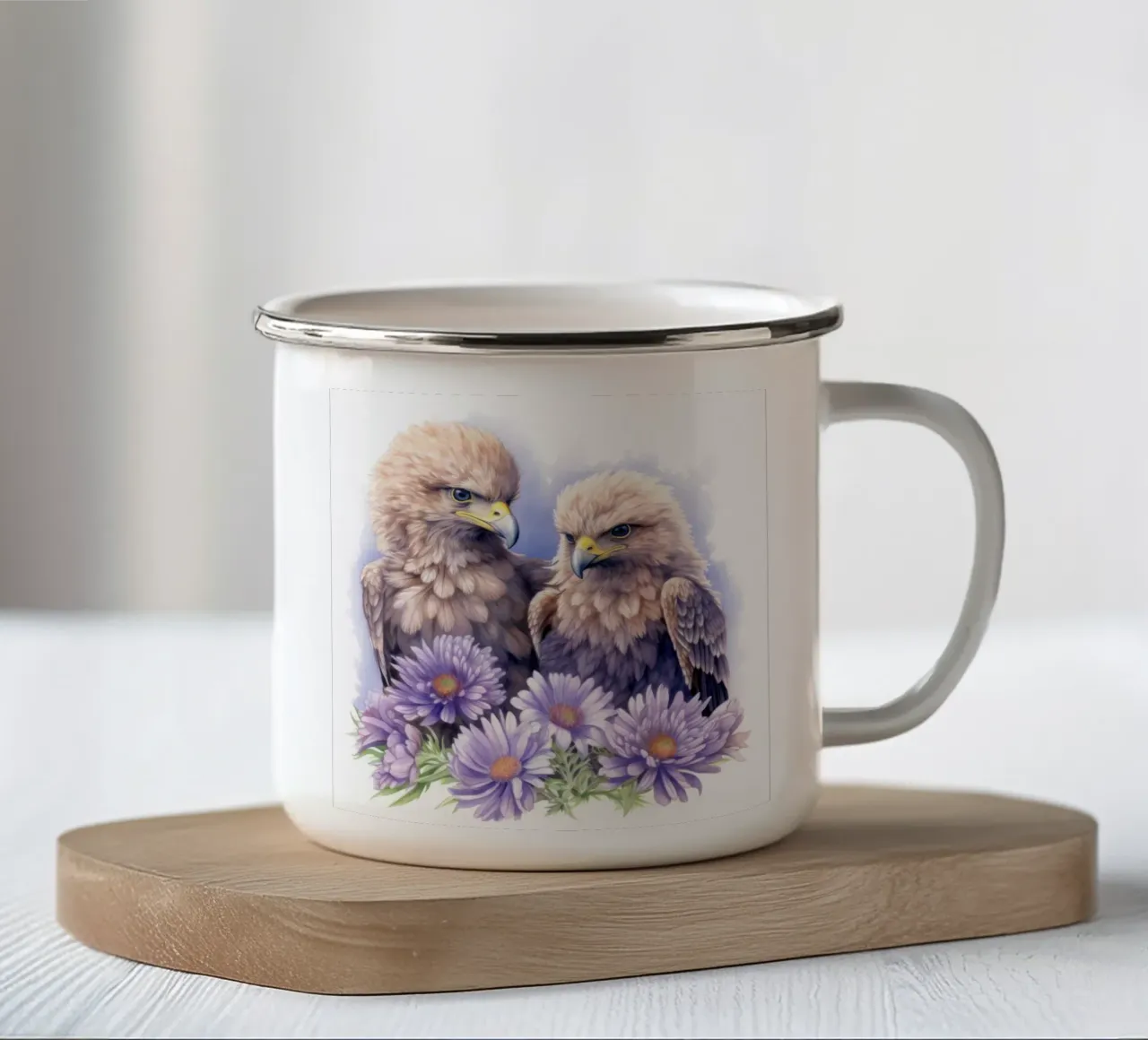 Piccole aquile tazza in smalto da Happy Littles
