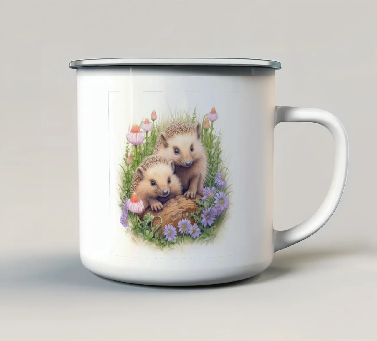 Baby Echidna tazza in smalto da Happy Littles