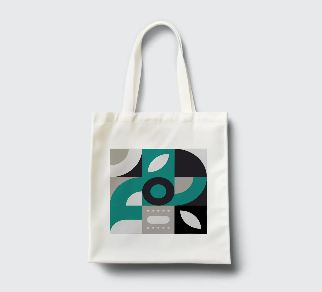 Colorful Geometric Pattern I borsa in juta da byh.illustration