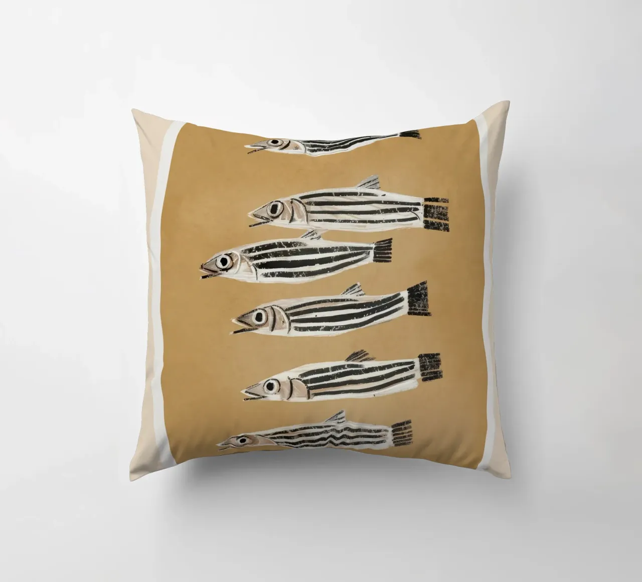 Studio minimo sui pesci cuscino da City Art