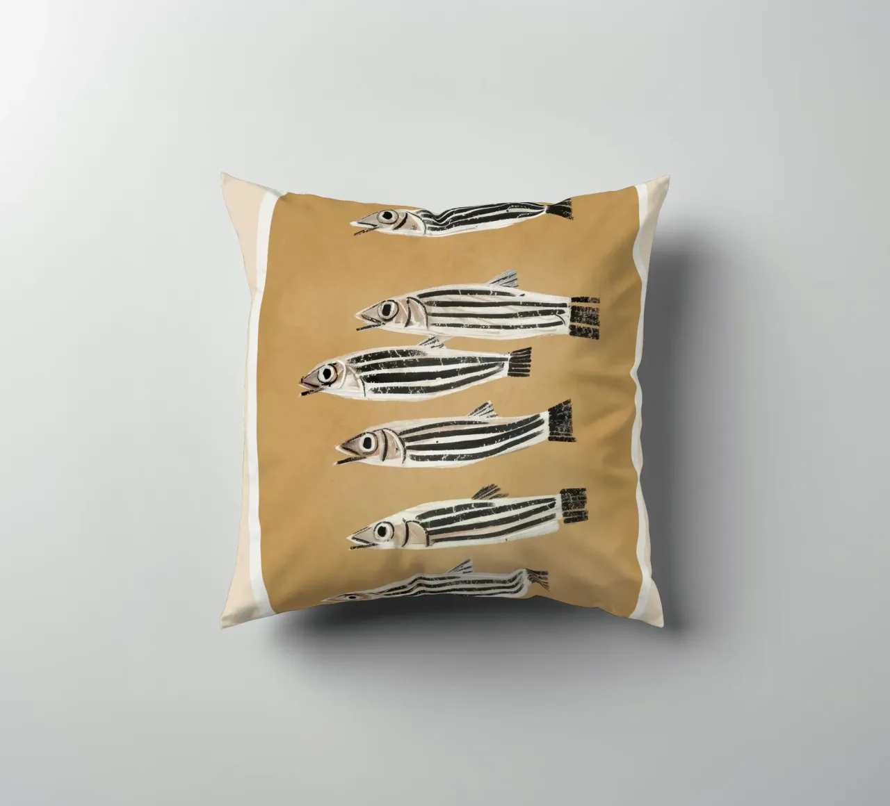 Studio minimo sui pesci cuscino da City Art