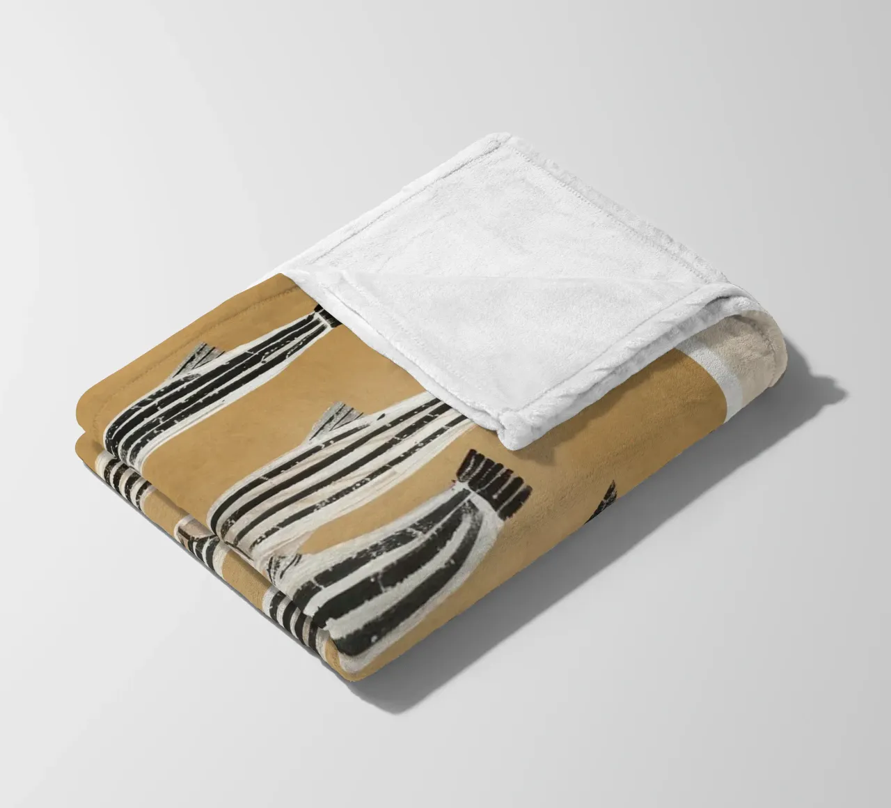 Studio minimo sui pesci coperta in pile da City Art