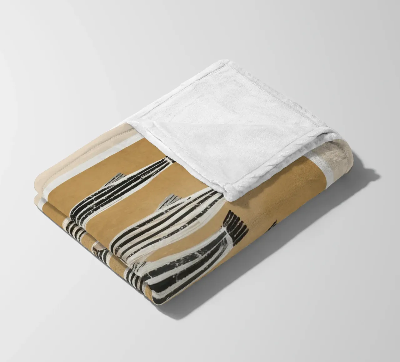 Studio minimo sui pesci coperta in pile da City Art