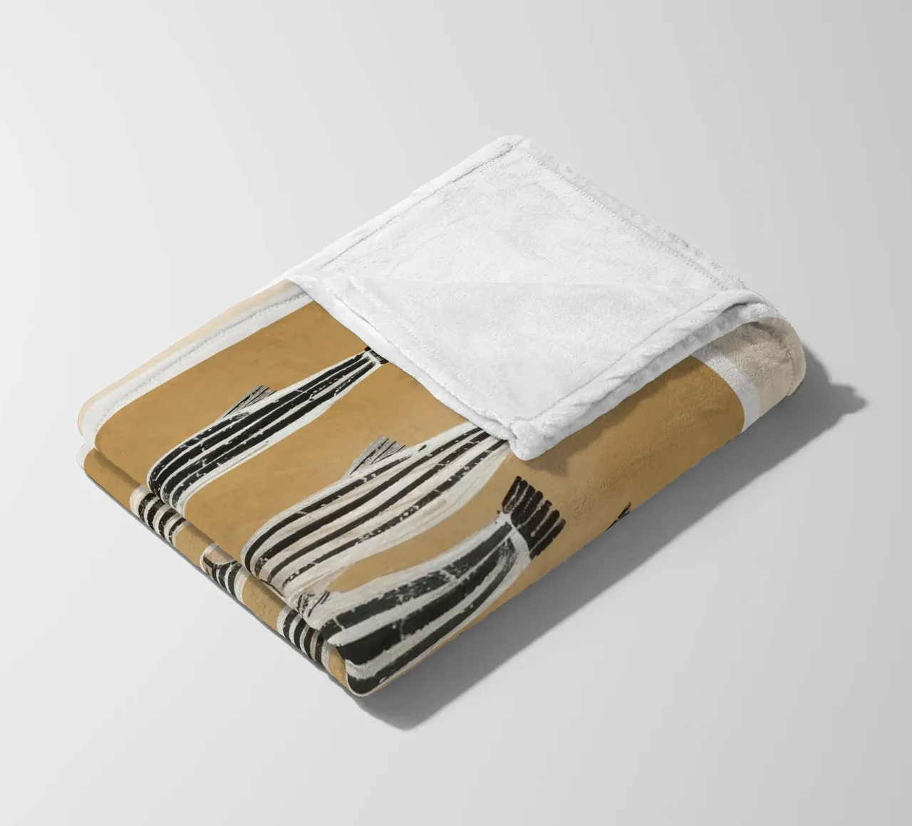 Studio minimo sui pesci coperta in pile da City Art