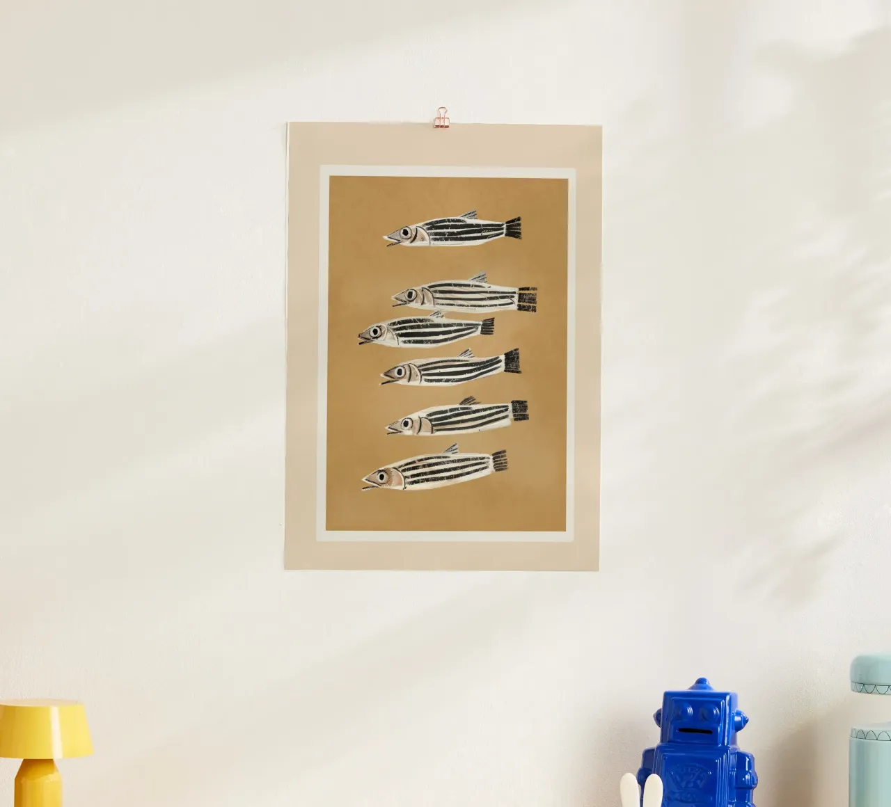 Studio minimo sui pesci carta hahnemühle da City Art