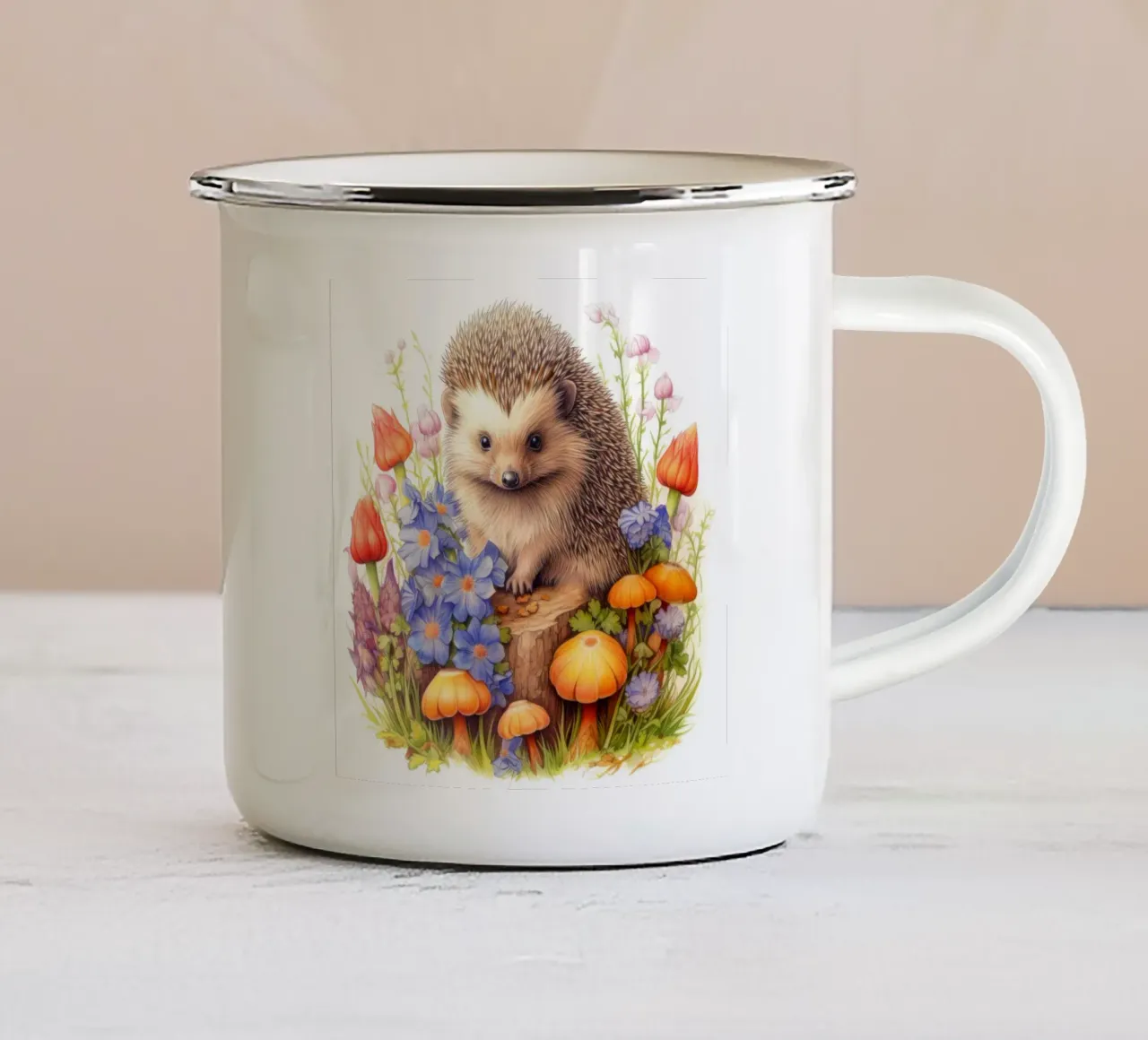 Baby Echidna tazza in smalto da Happy Littles
