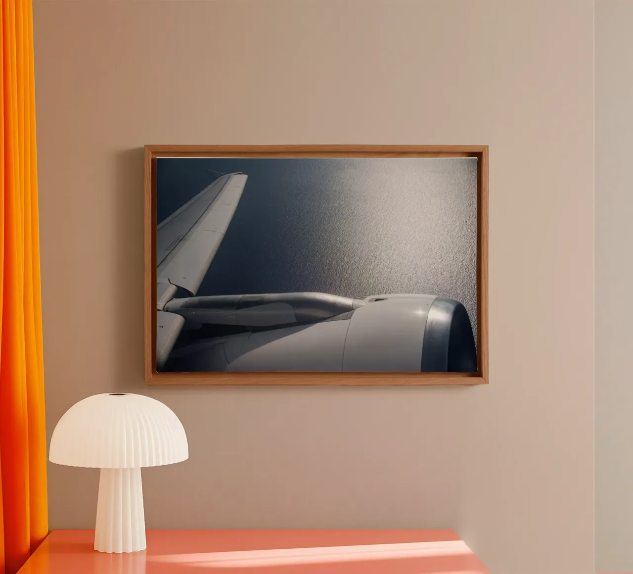 Memories from Crete #14 canvas with Floater frame by Tal Paz-Fridman