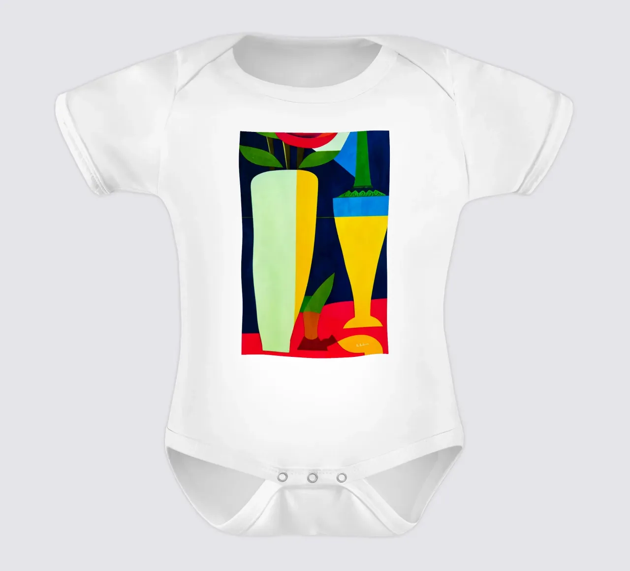 Abstract Still Life, Deux body neonato maniche corte da Bo Anderson