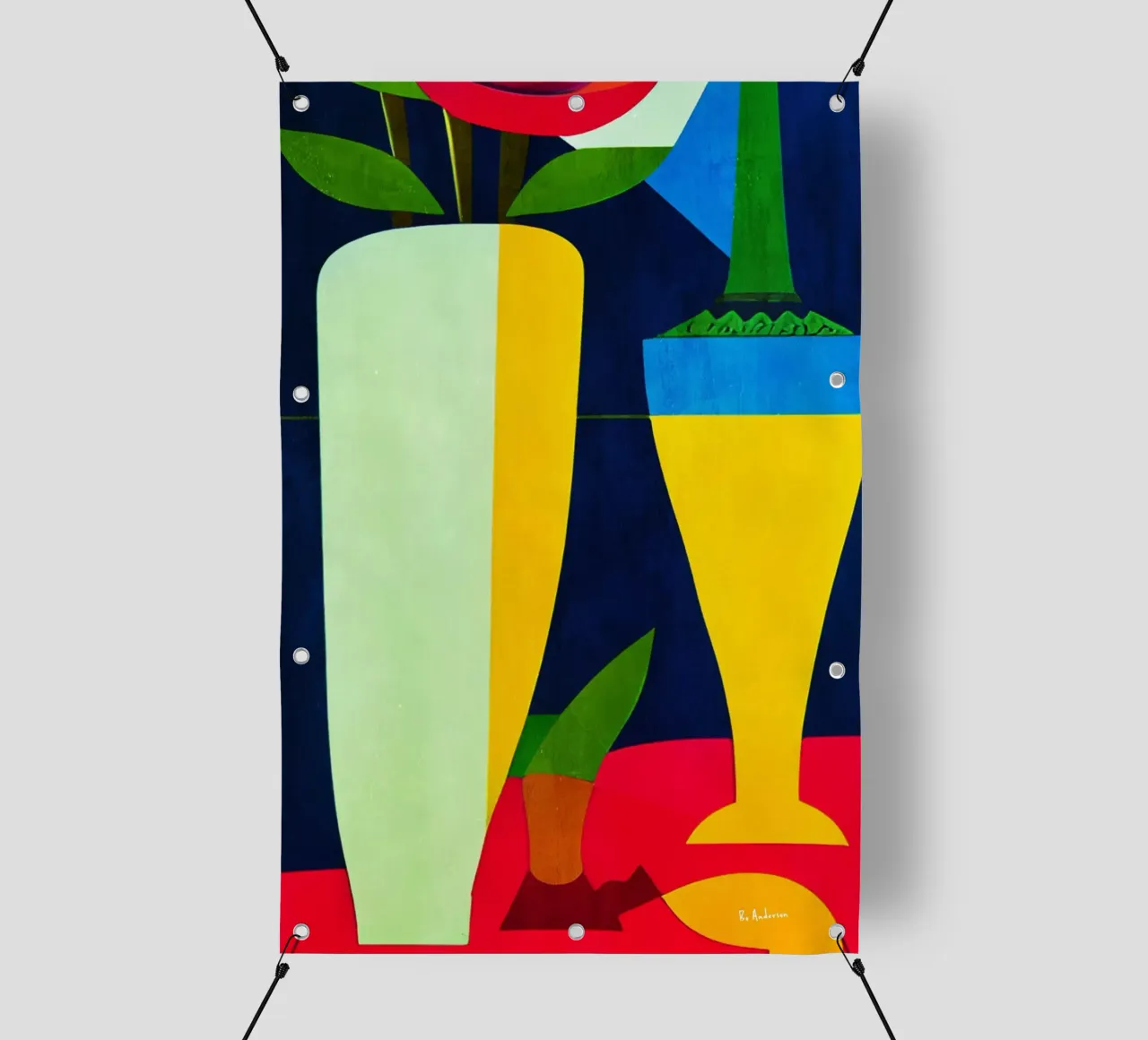 Abstract Still Life, Deux telo in pvc da Bo Anderson