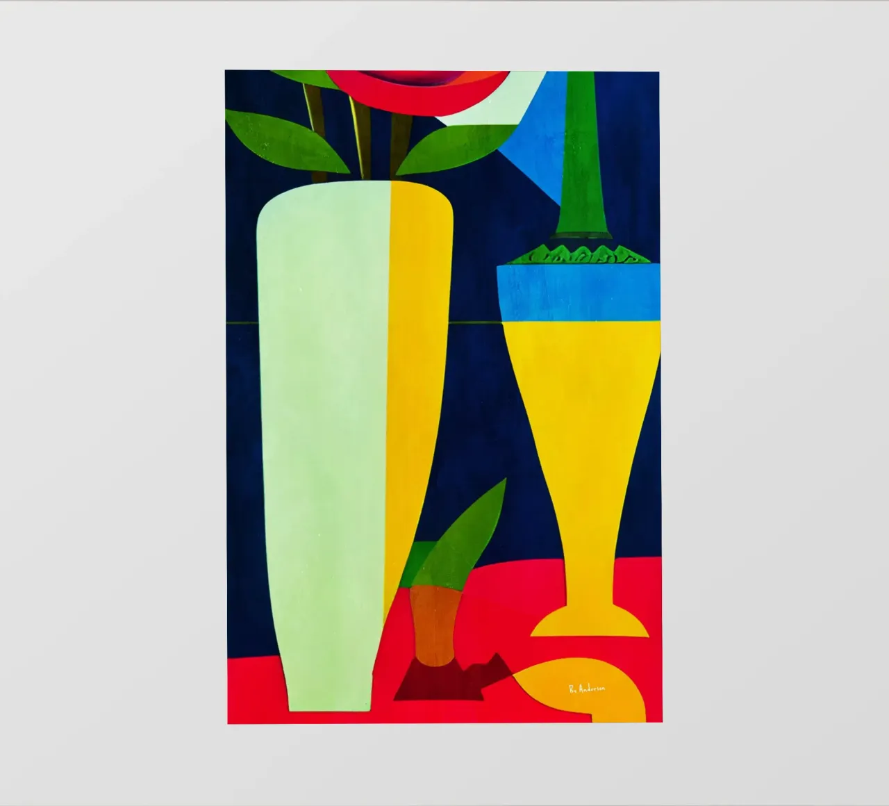Abstract Still Life, Deux telo in pvc da Bo Anderson