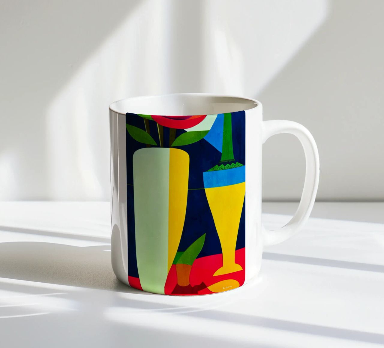 Abstract Still Life, Deux tazza in ceramica da Bo Anderson