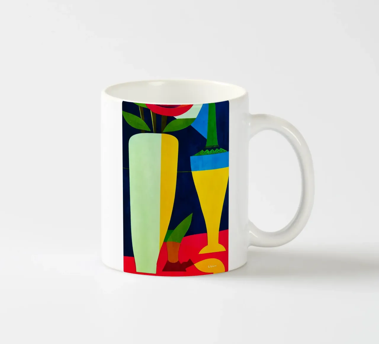 Abstract Still Life, Deux Keramik Tasse von Bo Anderson