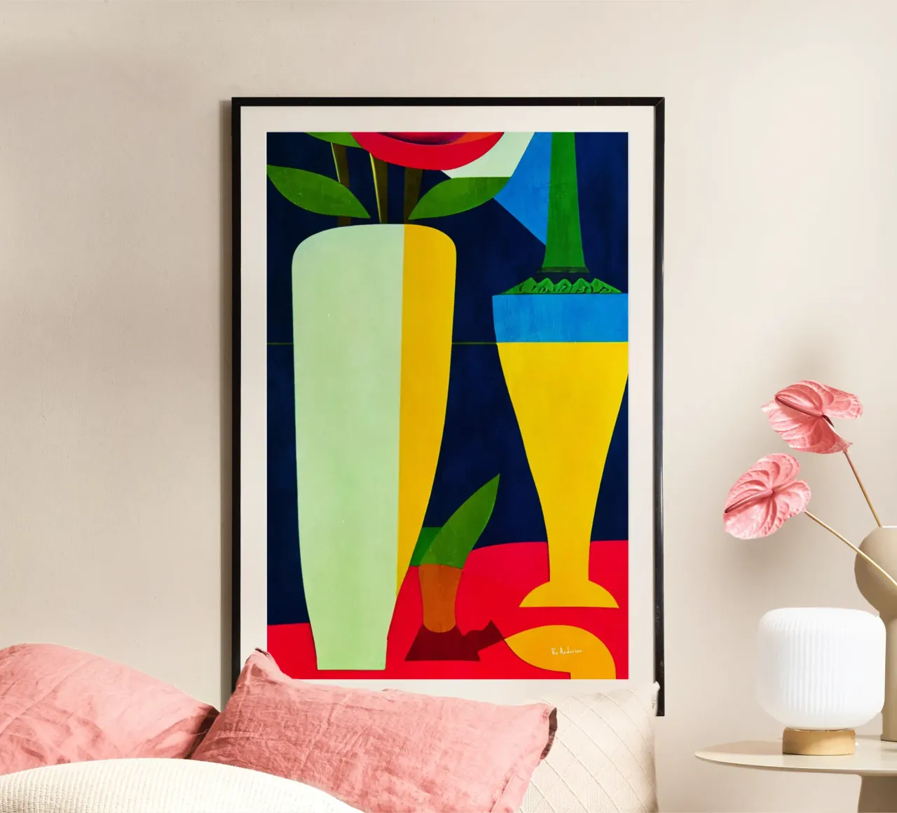 Abstract Still Life, Deux carta hahnemühle da Bo Anderson