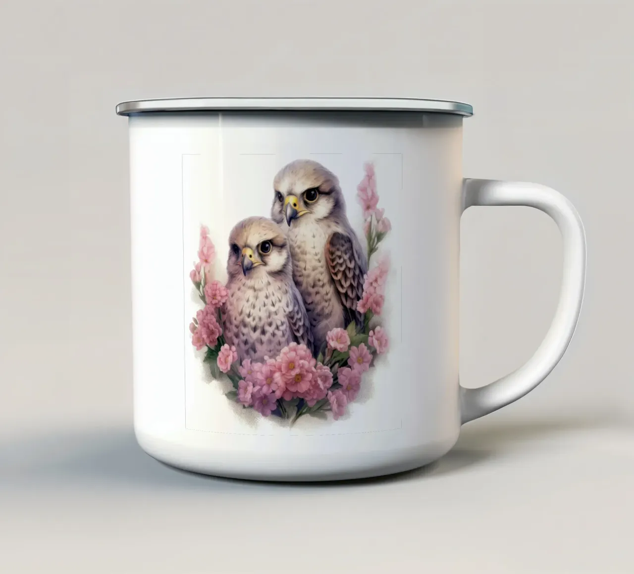 Piccoli falchi tazza in smalto da Happy Littles