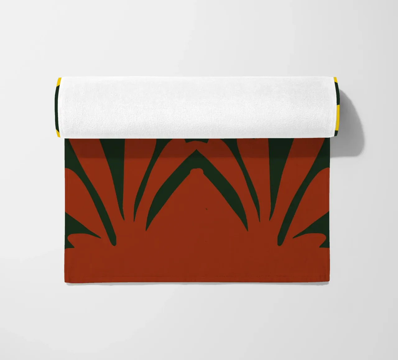 Corallo giallo e rosso telo mare da Little Dean