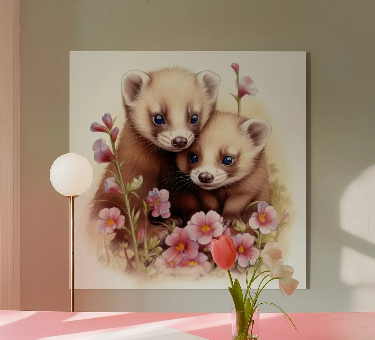 Piccoli furetti plexiglass da Happy Littles