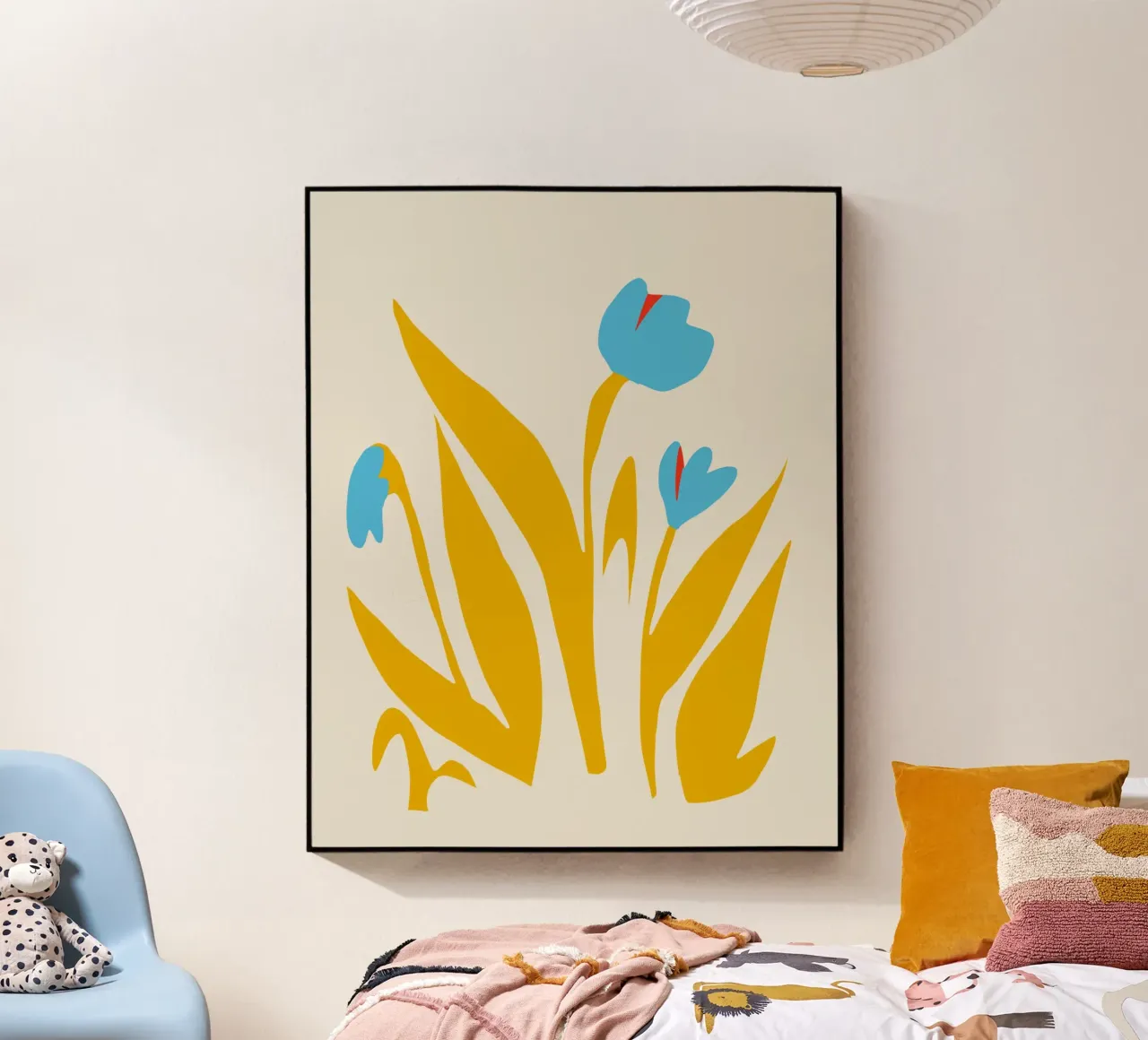 Yellow leaf plexiglass da Little Dean