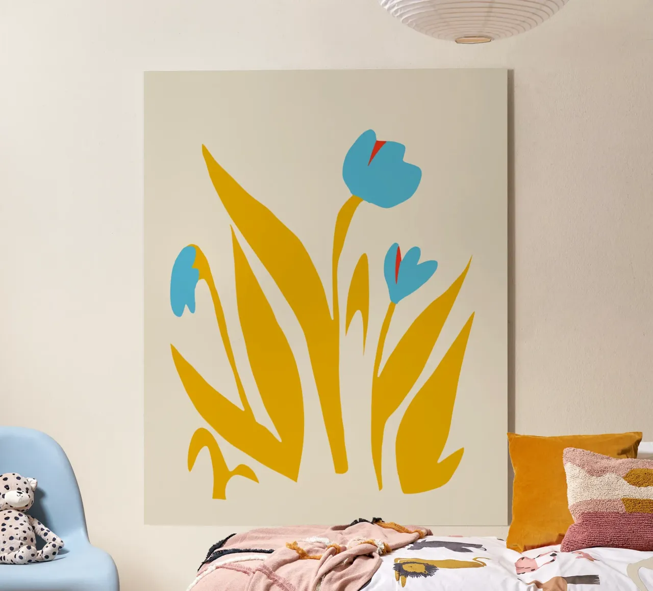 Yellow leaf plexiglas de Little Dean