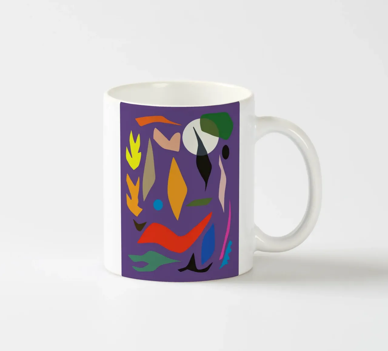 Ritagliato in viola tazza in ceramica da Little Dean