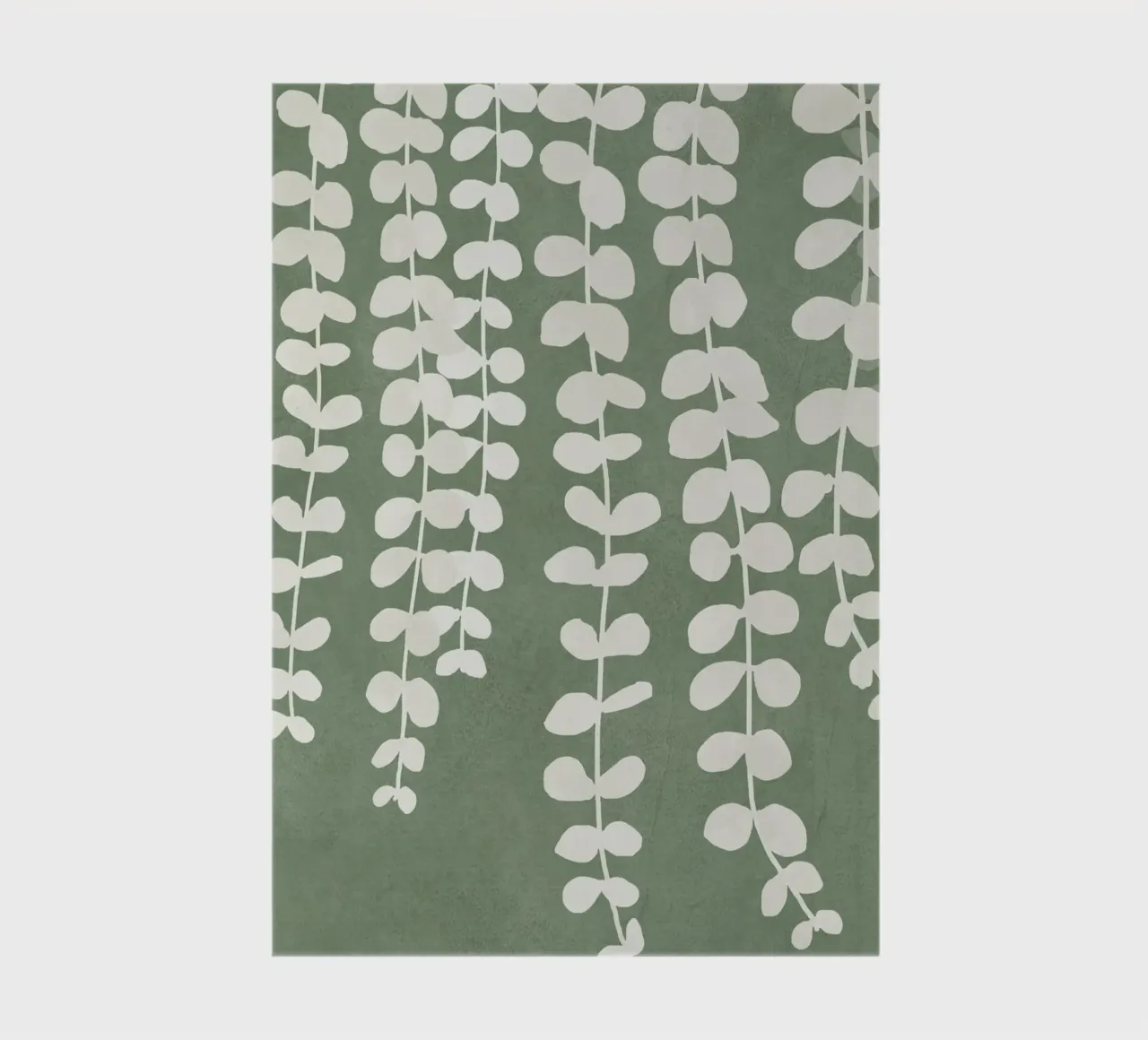 Minimal Abstract Leaves II notebook by City Art