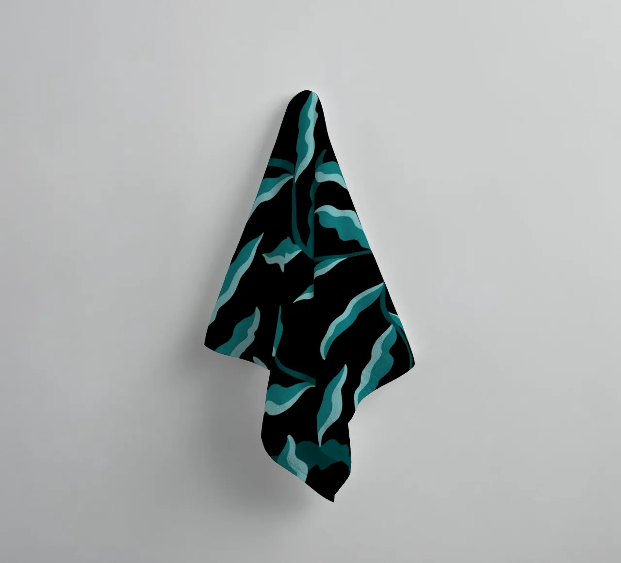 Blue-green Branches Handtuch von Vivi Nicolin