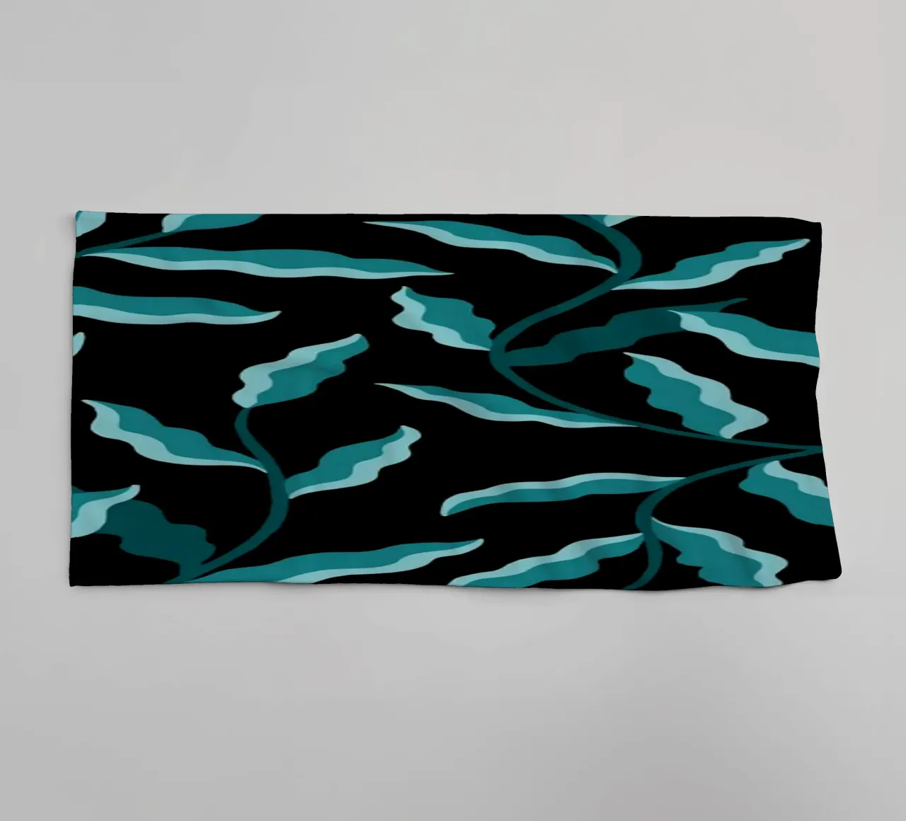 Blue-green Branches Handtuch von Vivi Nicolin