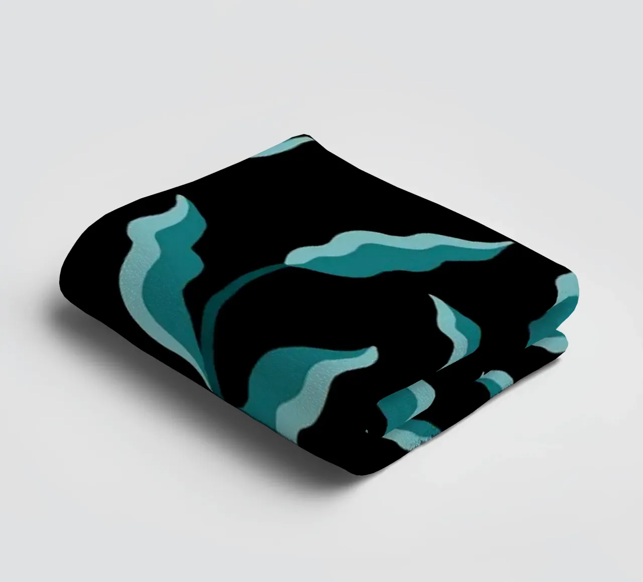 Blue-green Branches Handtuch von Vivi Nicolin