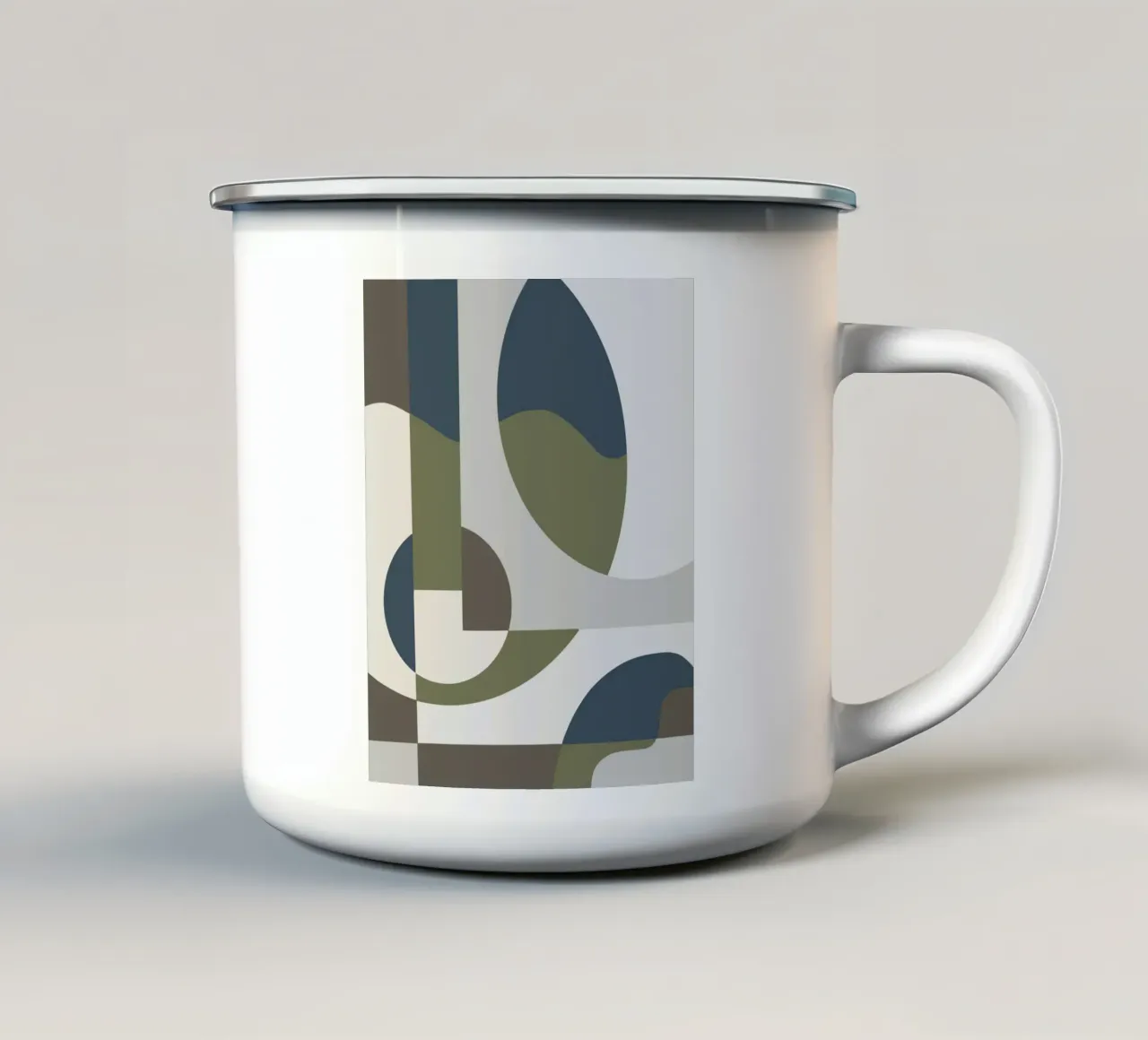 Piastrelle scandinave tazza in smalto da Little Dean