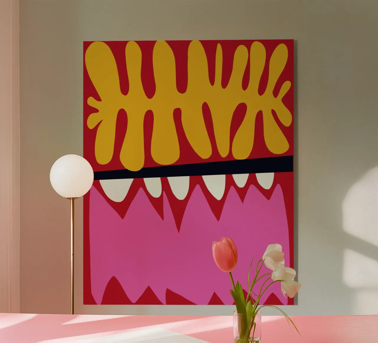 Rosso e rosa corallo plexiglass da Little Dean