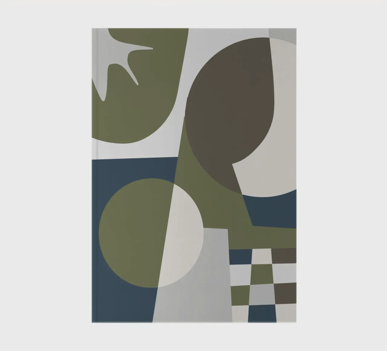 Scandinavian tiles 02 notebook by Little Dean