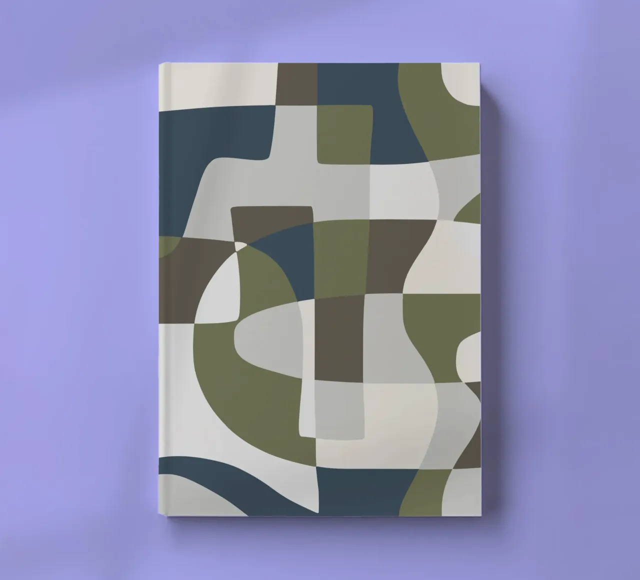 Scandinavian tiles 03 notebook by Little Dean