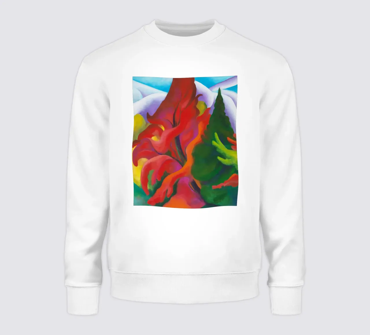 Alberi di Georgia O'Keeffe in autunno felpa da Classic Art Prints