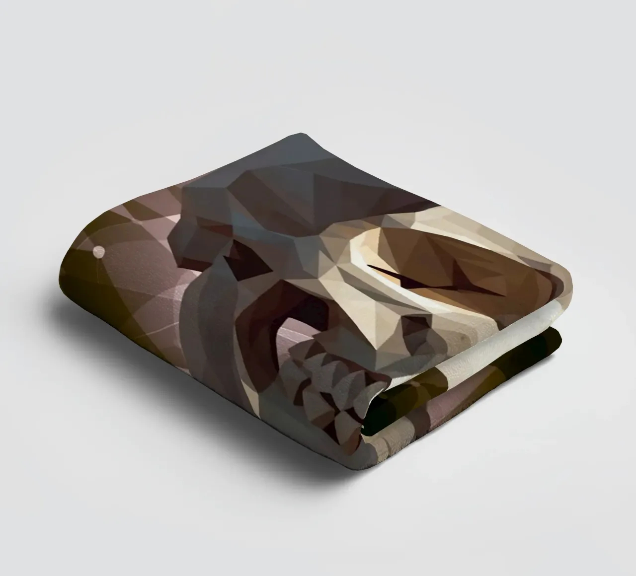 Cranio di uno scheletro con sigaretta accesa asciugamano da bagno da Low Profile