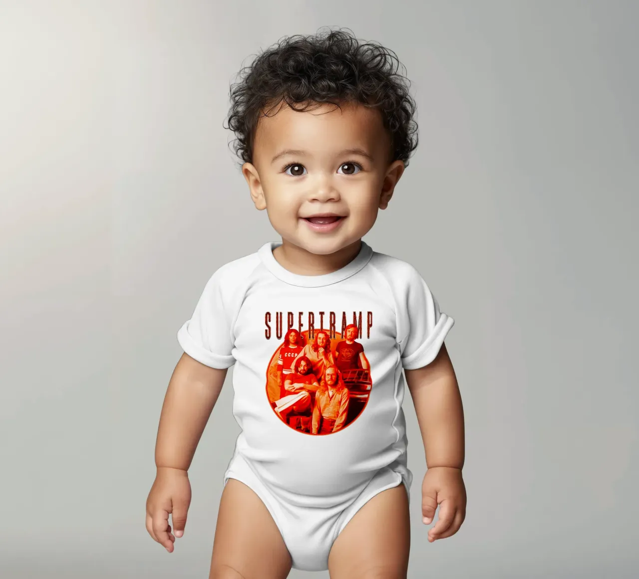 Retro Style - Super Tramp body neonato maniche corte da igoshdesigns
