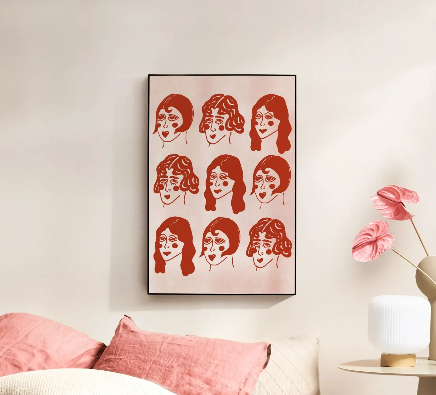 Ladies Acryl-Glas von Mela Patterns