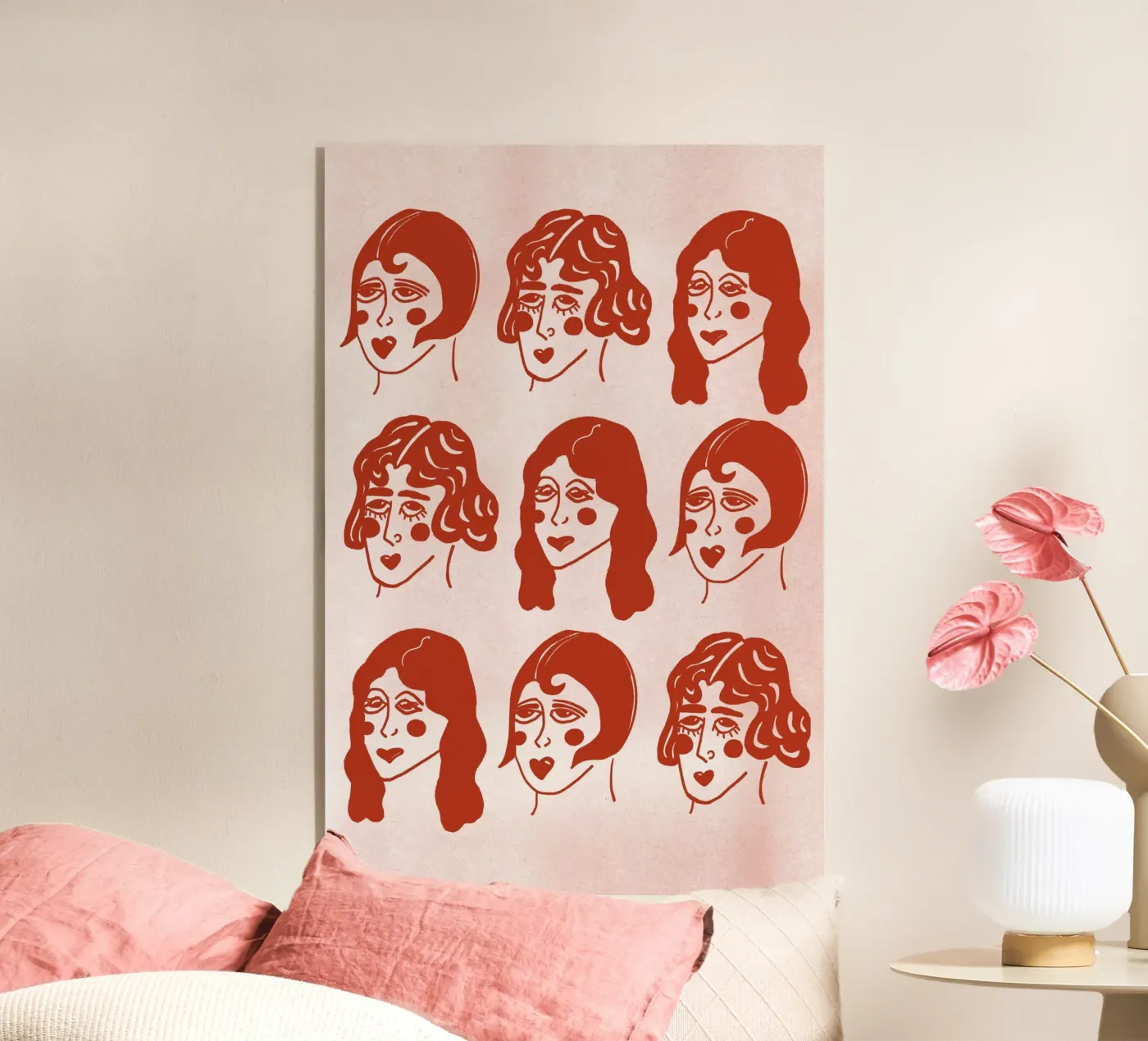 Ladies Acryl-Glas von Mela Patterns