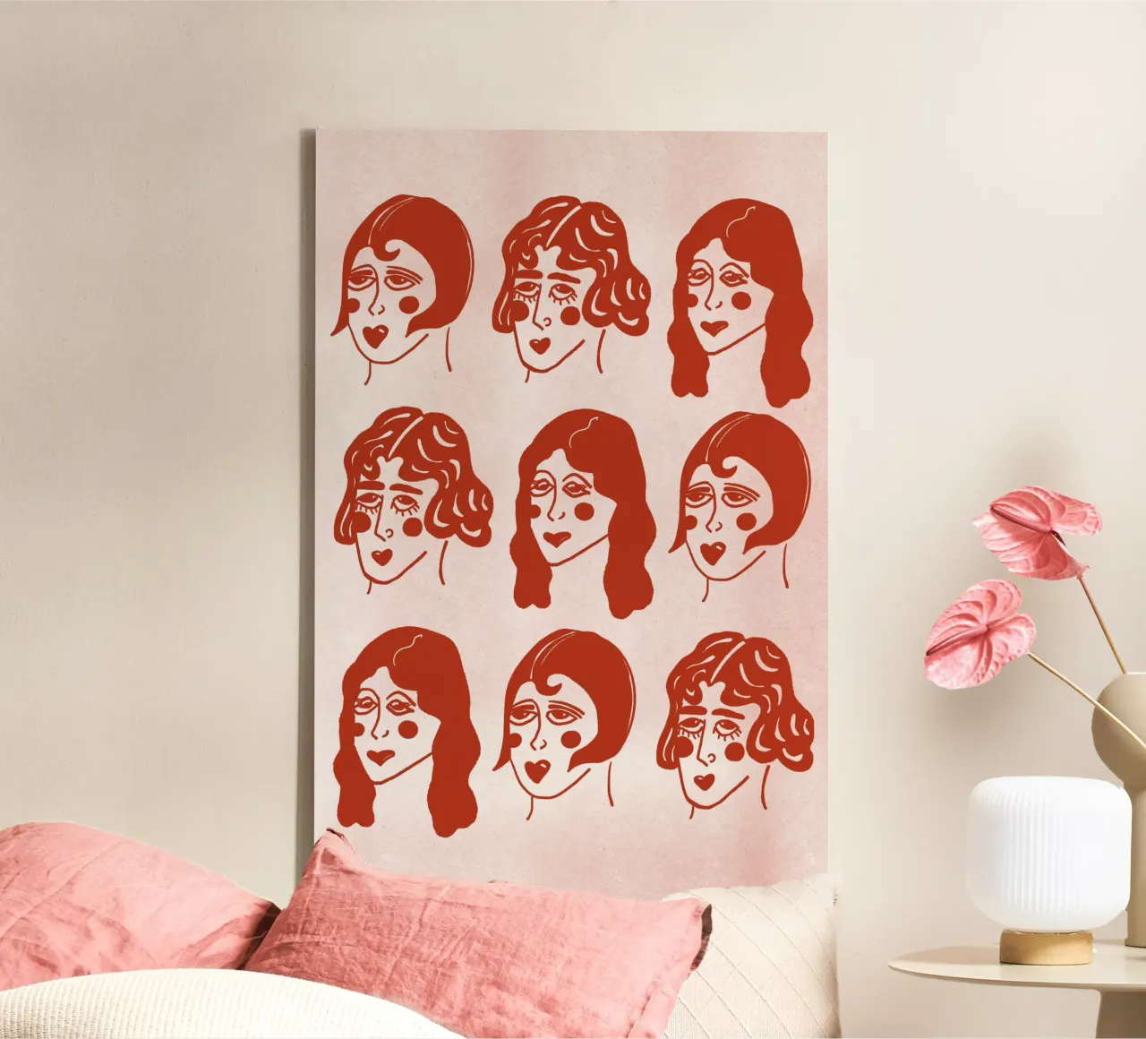 Dames canvas van Mela Patterns