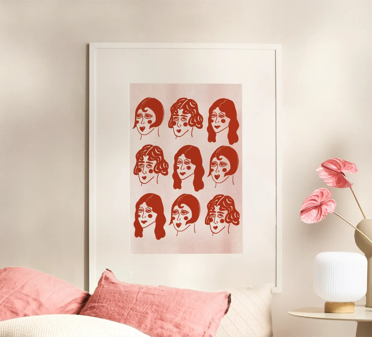 Dames poster van Mela Patterns