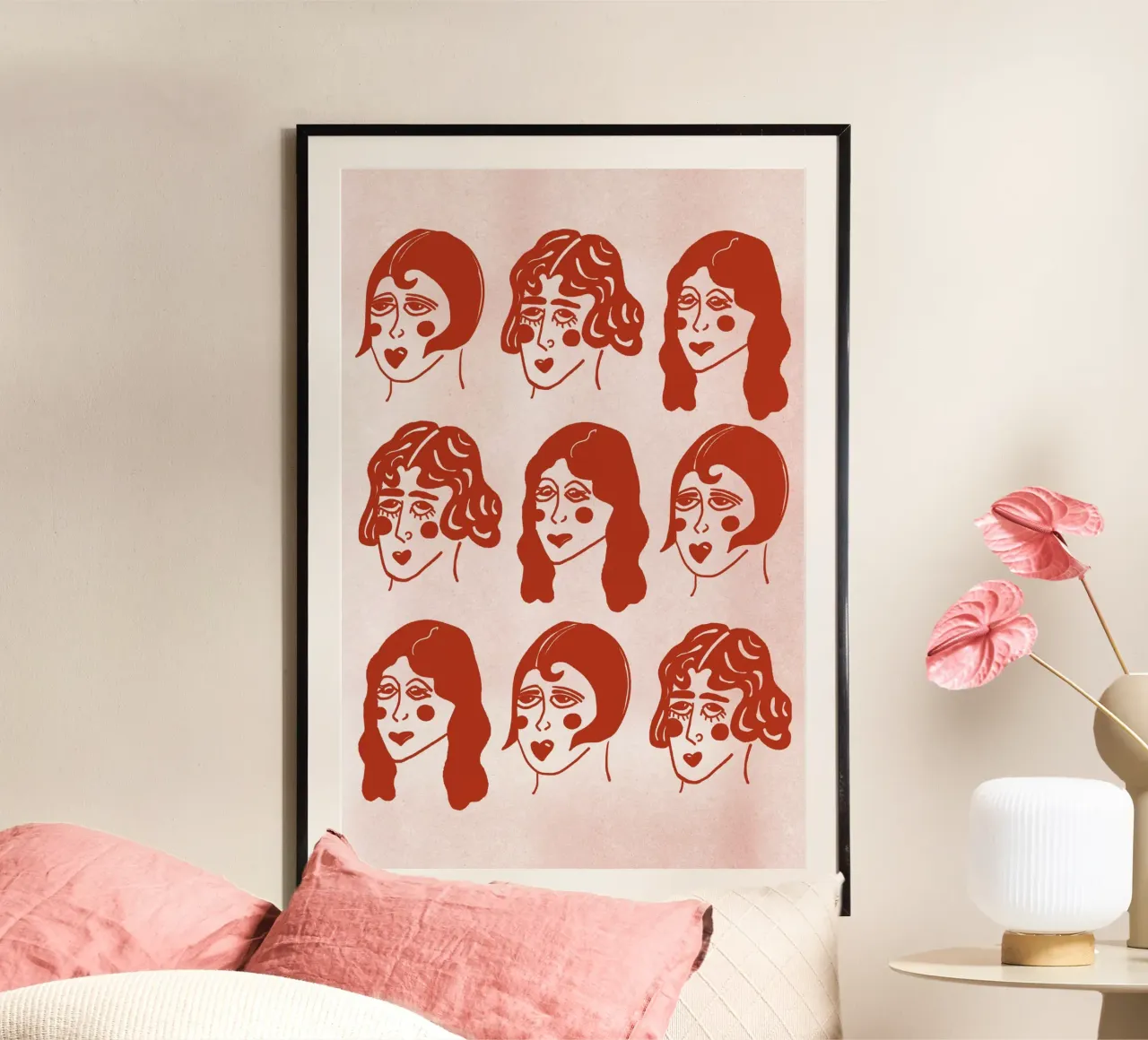 Dames poster van Mela Patterns