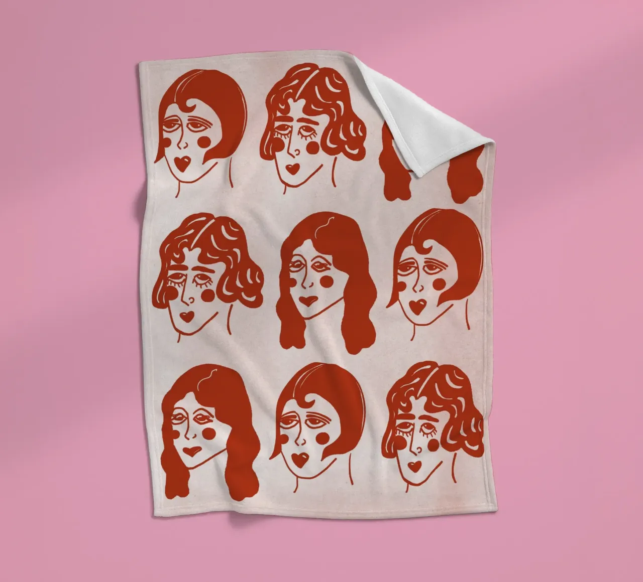 Dames fleecedeken van Mela Patterns