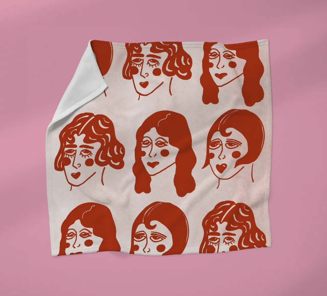 Dames fleecedeken van Mela Patterns