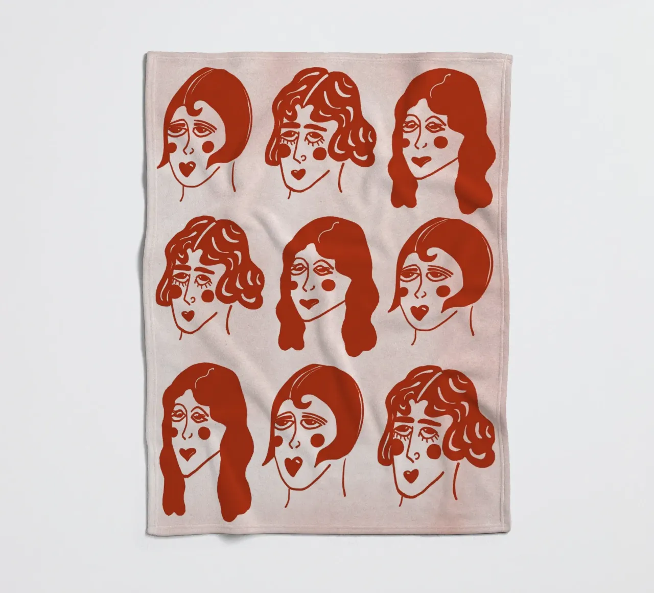 Dames fleecedeken van Mela Patterns