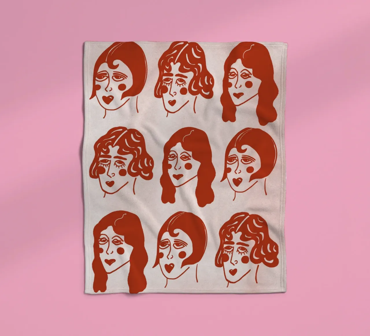 Dames fleecedeken van Mela Patterns