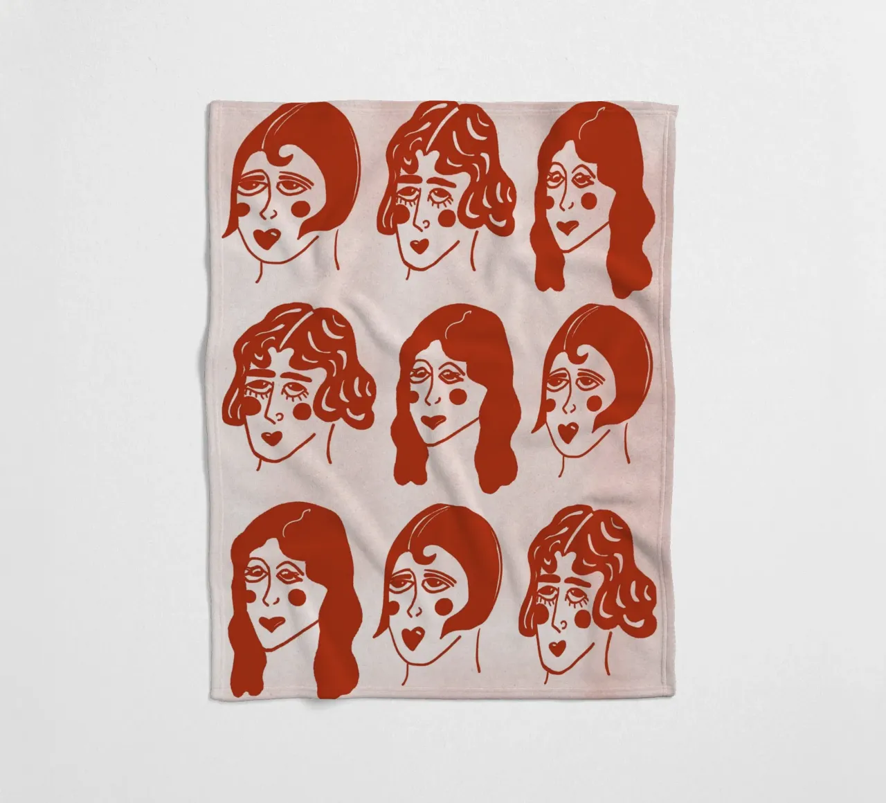 Dames fleecedeken van Mela Patterns