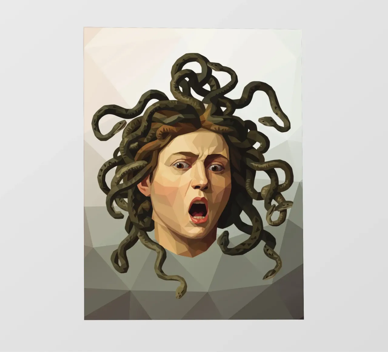 Medusa Lowpoly pellicola backlit da Low Profile