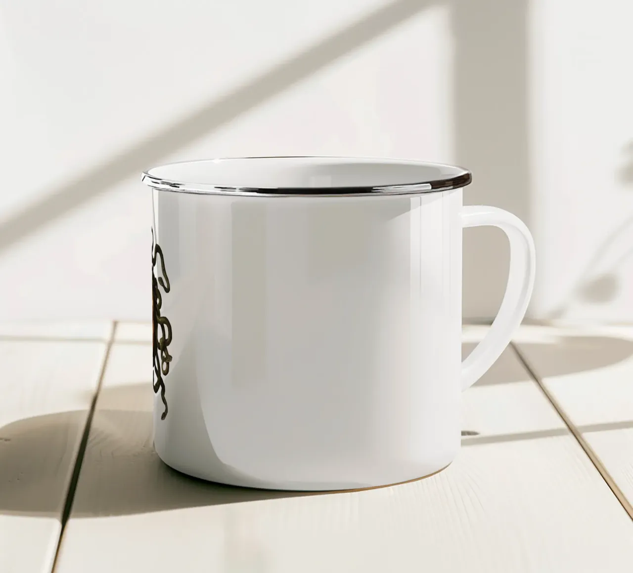 Medusa Lowpoly tazza in smalto da Low Profile